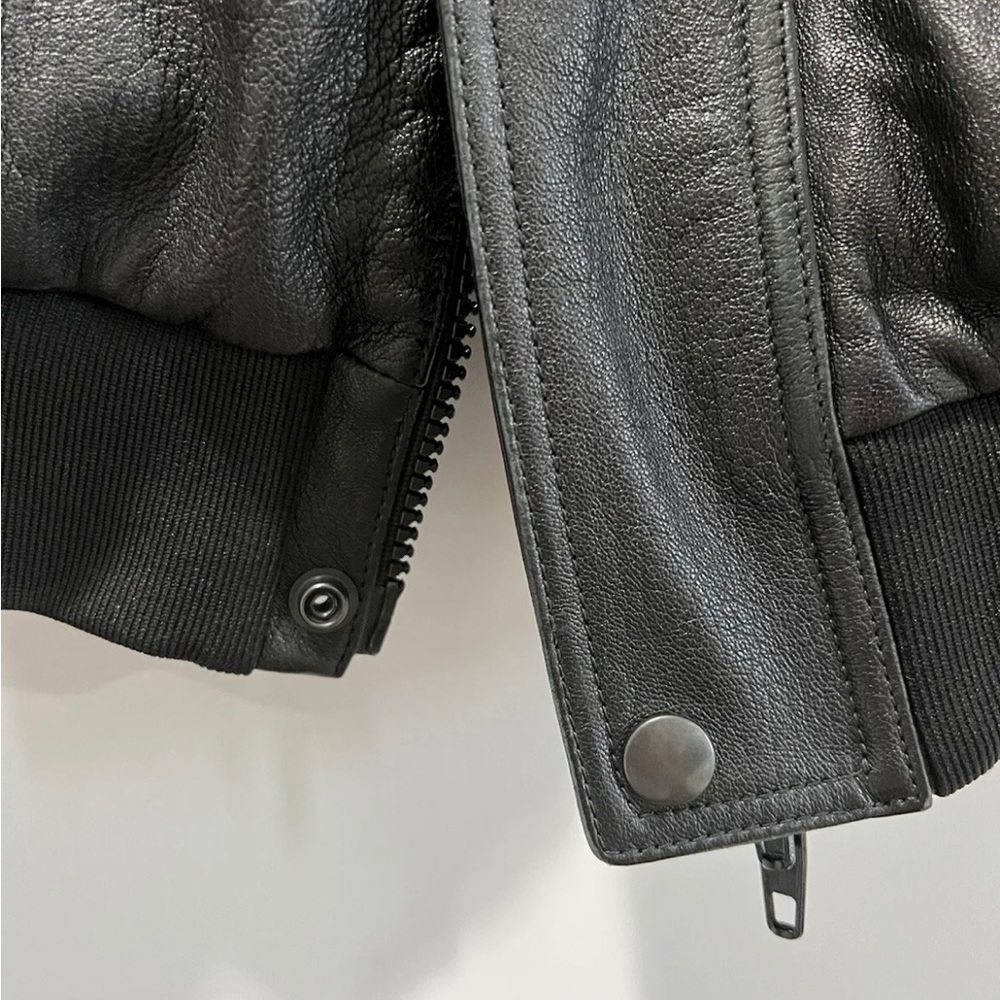Balenciaga Blouson Taxi Leather Bomber Jacket Small Kanye - Picture 4 of 12